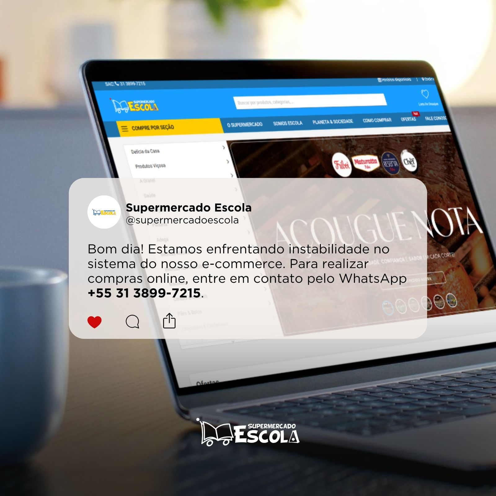 Site fora do ar