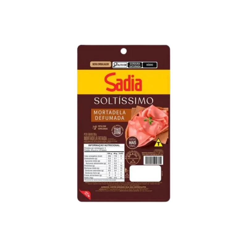 Mortadela Sadia Defumada Fatiada 200g