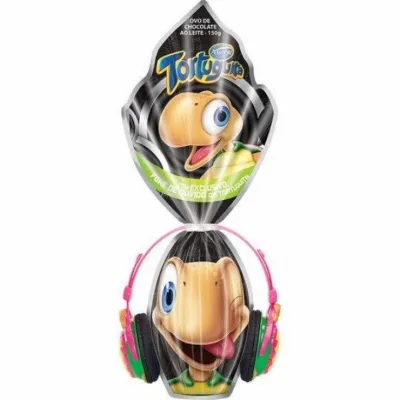 Ovo da Pascoa Arcor Tortuguita Chocolate Ao Leite com Headphone 100g