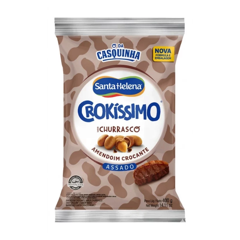 Amendoim Santa Helena Crokissimo Churrasco 400g