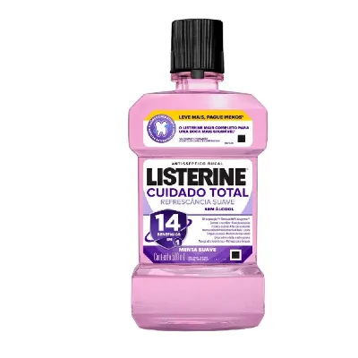 Antisseptico Bucal Listerine Zero Cuidado Total 500ml