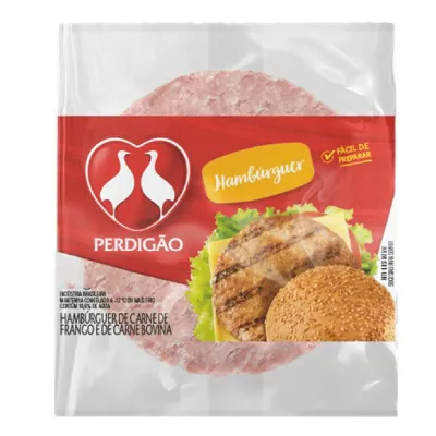 Hamburguer Perdigao Misto Bovino e Frango 56g