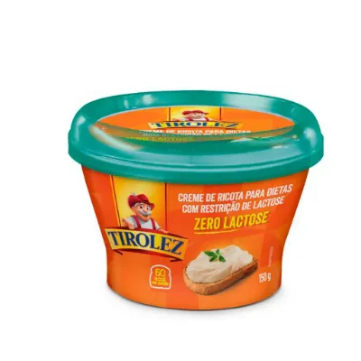 Creme de Ricota Tirolez Zero Lactose 150g