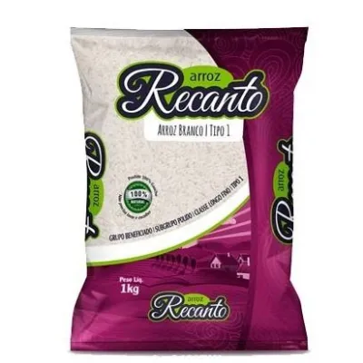 Arroz Recanto Branco Tipo 1kg