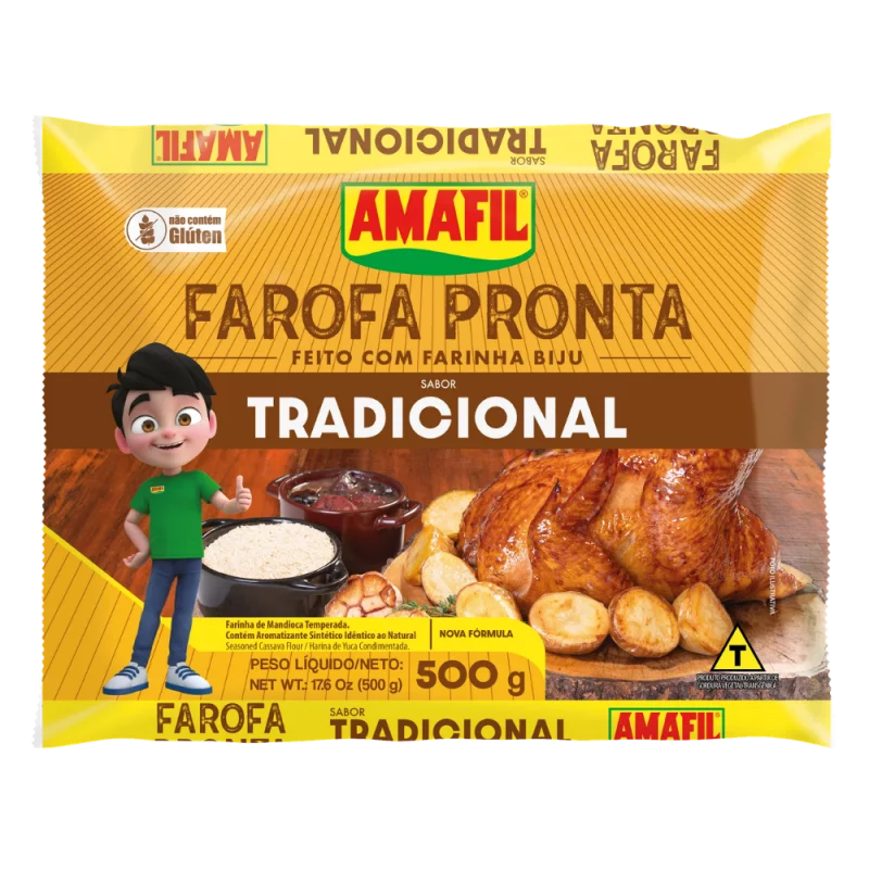 Farofa de Mandioca Amafil Tradicional 500g