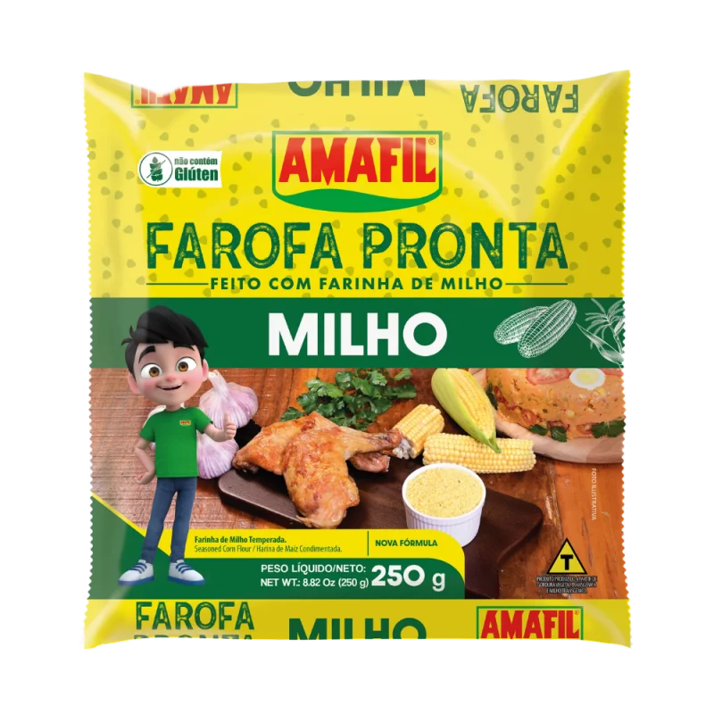 Farofa de Milho Amafil 250g