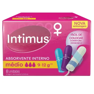 Absorvente Interno Intimus Medio 08un