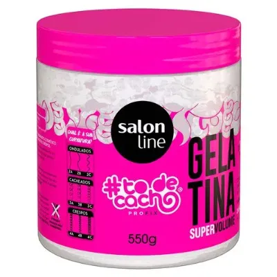 Gelatina Salon Line Mix para Mistura Gelatina To de Cachos 550g