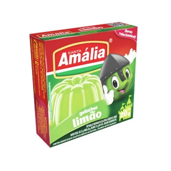Gelatina Santa Amalia Limao 20g