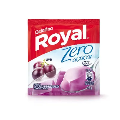 Gelatina Royal Zero Uva 12g
