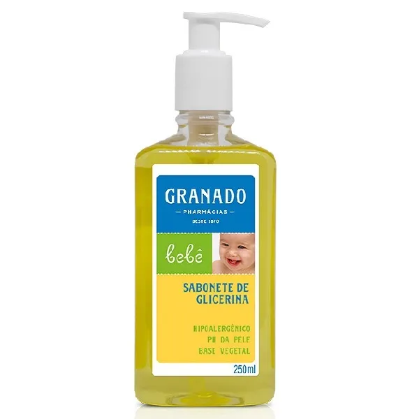 Sabonete Liquido Granado Glicerina Bebe Tradicional Refil 250ml