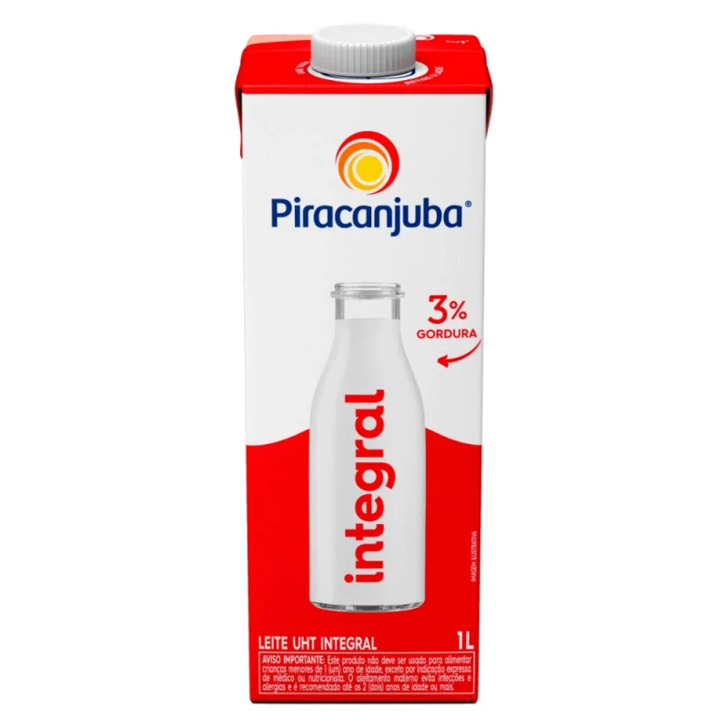 Leite Longa Vida Piracanjuba Integral 1l
