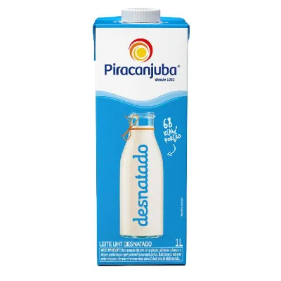 Leite Longa Vida Piracanjuba Desnatado 1l