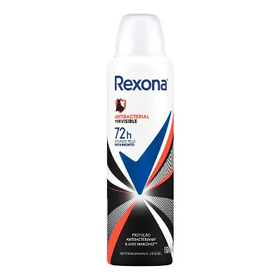 Desodorante Rexona Aerosol Feminino Antibacterial Invisible 150ml