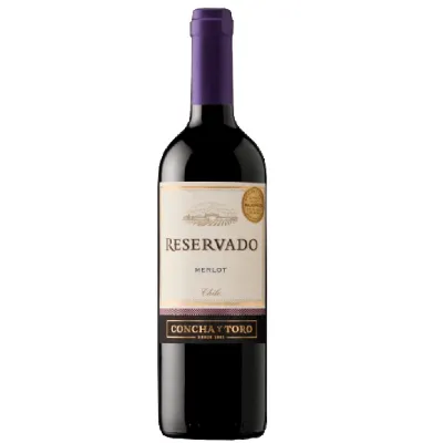 Vinho Tinto Chileno Concha Y Toro Reservado Merlot Meio Seco 750ml