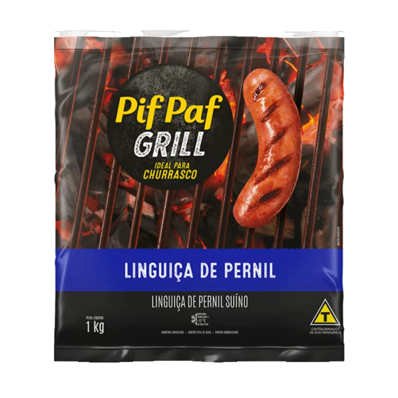Linguica Pernil Pif Paf 1kg