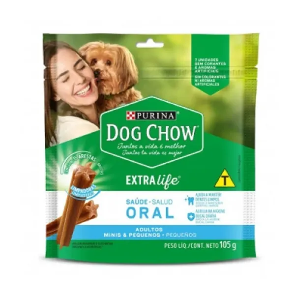 Racao Dog Chow Adulto Racas Pequenas Saude Oral 105g