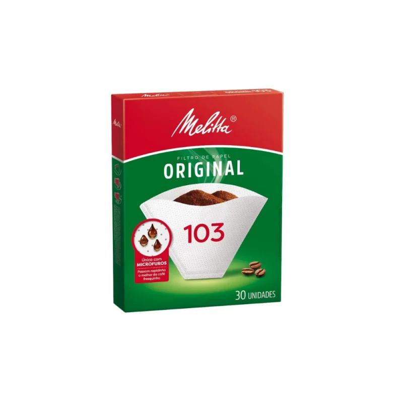 Coador de Papel Melitta Grande 103 com 30un