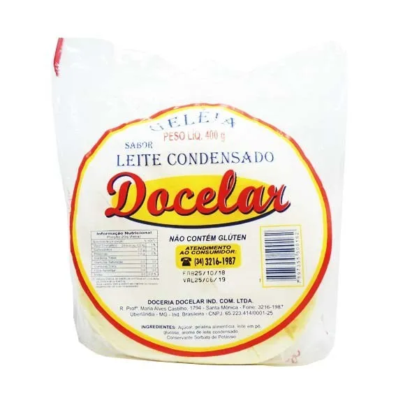 Geleia Docelar Leite Condensado 400g