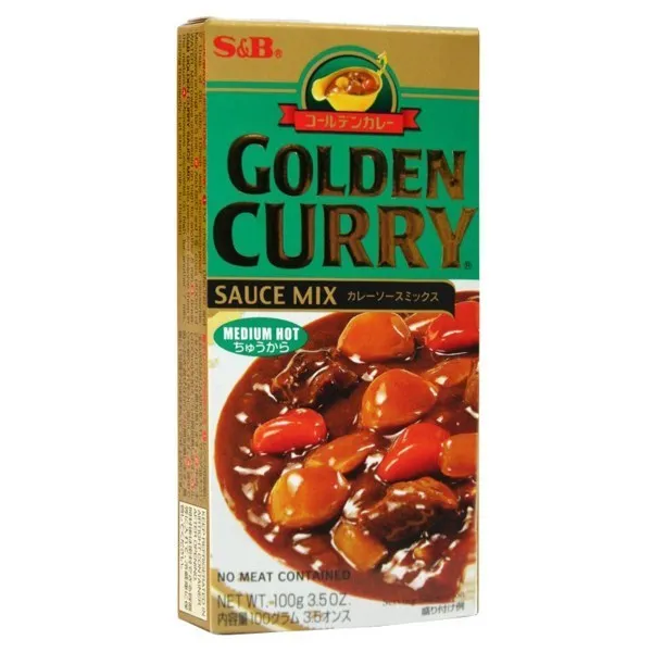 Curry Japones Chukara Medio em Tablete 92g
