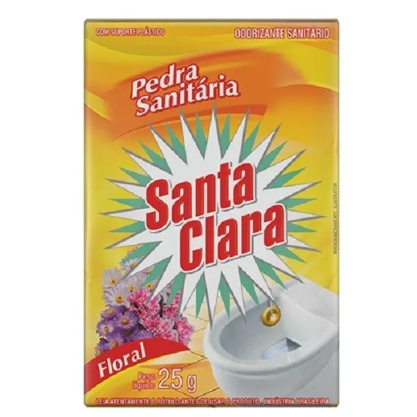 Desinfetante Sanitario Santa Clara Pedra Floral 25g