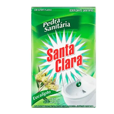 Desinfetante Sanitario Santa Clara Pedra Eucalipto 25g