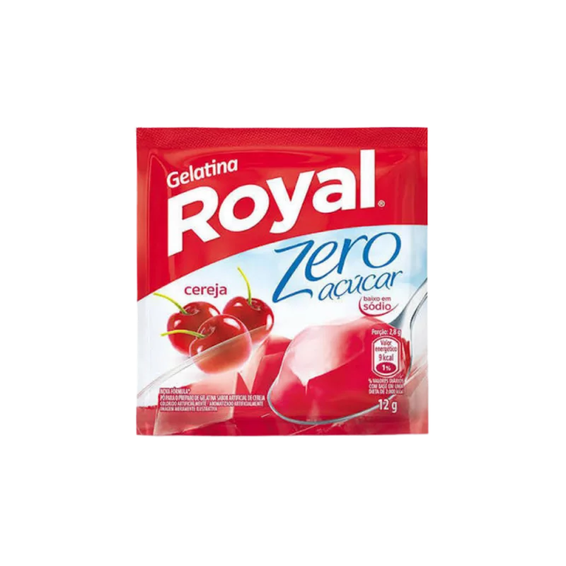 Gelatina Royal Zero Cereja 12g