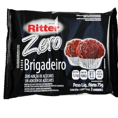 Barra de Cereais Ritter Diet Brigadeiro com 3un 75g