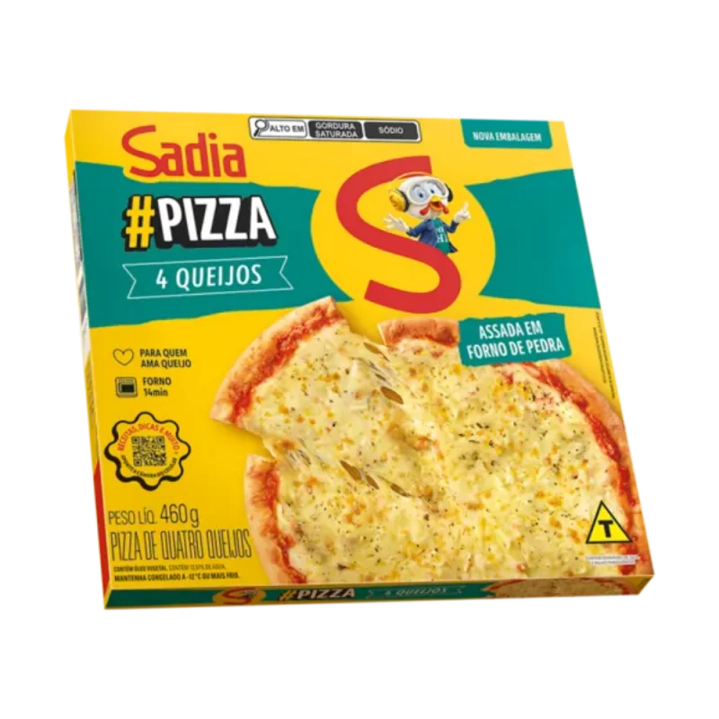 Pizza Sadia 4 Queijos 460g