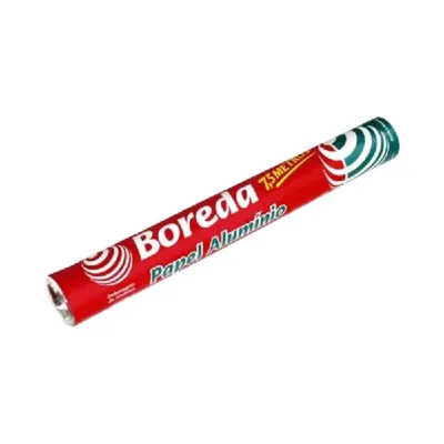 Papel de Aluminio Boreda 30cmx7,5mt Un