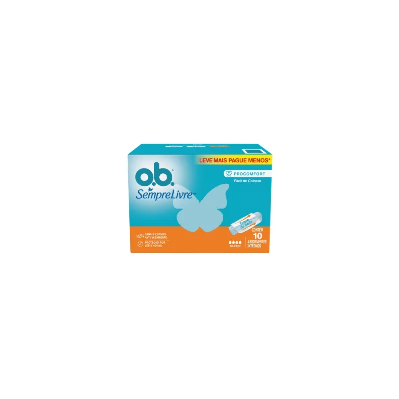 Absorvente Interno Ob Super Leve 10 Pague08un
