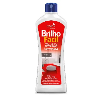 Cera Brilho Facil Vermelha 750ml