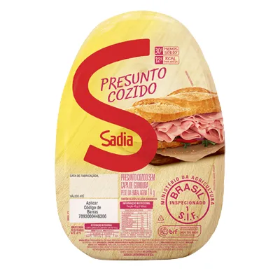 Presunto Sadia Cozido Sem Capa Gordura Kg