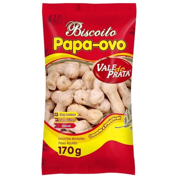 Biscoito de Polvilho Vale do Prata Papa Ovo 170g