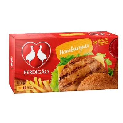 Hamburguer Perdigao Bovino 672g
