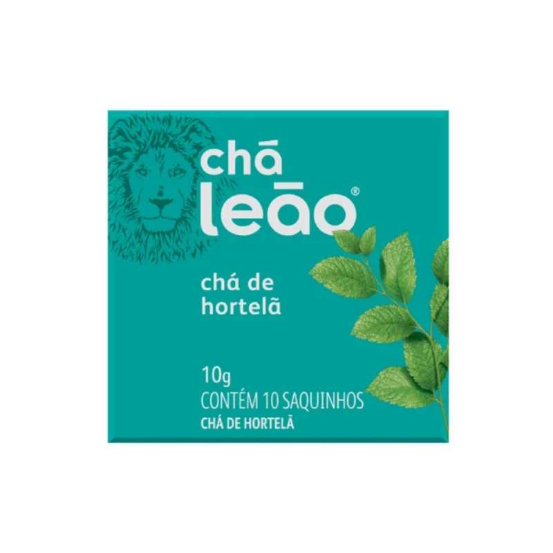 Cha Leao Fuze de Hortela com 10 Saq. 10g