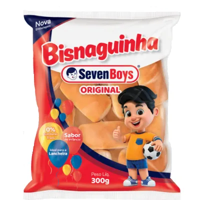 Pao Seven Boys Bisnaguinha Tradicional 300g