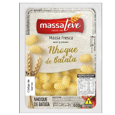 Nhoque Massa Leve Receita Italiana 500g