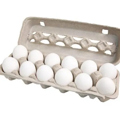 Ovos Granja Violeira Embalado Branco com 12un