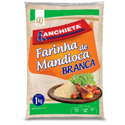 Farinha de Mandioca Anchieta Branca 1kg