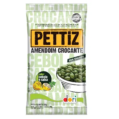 Amendoim Pettiz Dori Crocante Cebola e Salsa 500g