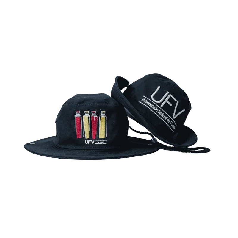 Chapeu Australiano Grife Ufv Bordado Un