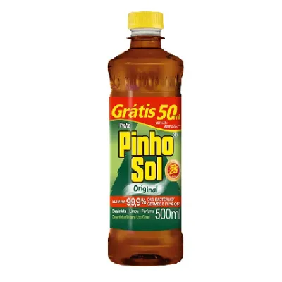 Desinfetante Pinho Sol Tradicional Leve 500ml Pague 450ml