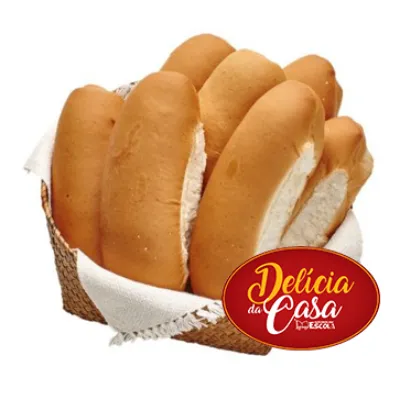 Pao de Hot Dog Medio Delicia da Casa Kg