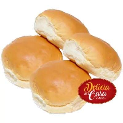 Pao de Hamburguer Delicia da Casa Kg