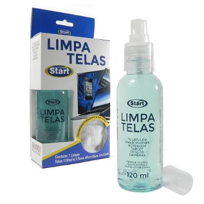 Limpador de Telas Start Gts Pano Microfibra 120ml