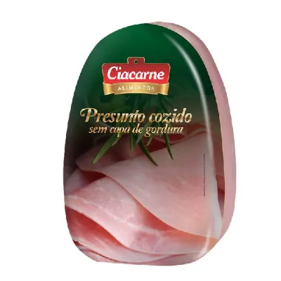 Presunto Ciacarne Cozido Sem Capa Gordura Kg
