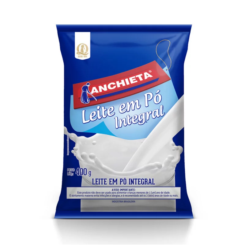 Leite em Po Anchieta Integral 400g