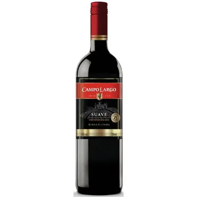 Vinho Nacional Campo Largo Tinto Suave 750ml