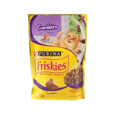 Racao Purina Friskies Cordeiro Ao Molho 85g